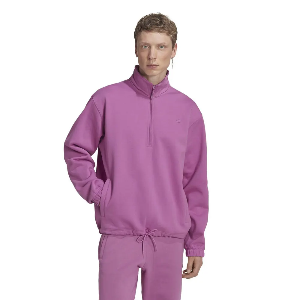 adidas Originals Adicolor Contempo Half-Zip Crew Sweatshirt detail 2