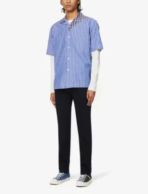 7 FOR ALL MANKIND Standard Luxe Performance slim-fit straight-leg stretch-denim jeans detail 2