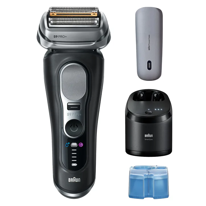 BRAUN Series 9 PRO+ Electric Shaver, Pro SensoAdapt, SmartCare Center, 9670CC, Black detail 3