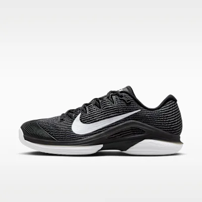 Nike Vapor 12 Men's Hard Court Tennis Shoes - Black/Dark Smoke Grey/White