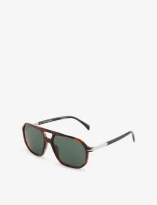 EYEWEAR BY DAVID BECKHAM DB 1172/S Pilot-Frame Acetate Sunglasses detail 3