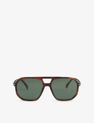 EYEWEAR BY DAVID BECKHAM DB 1172/S Pilot-Frame Acetate Sunglasses