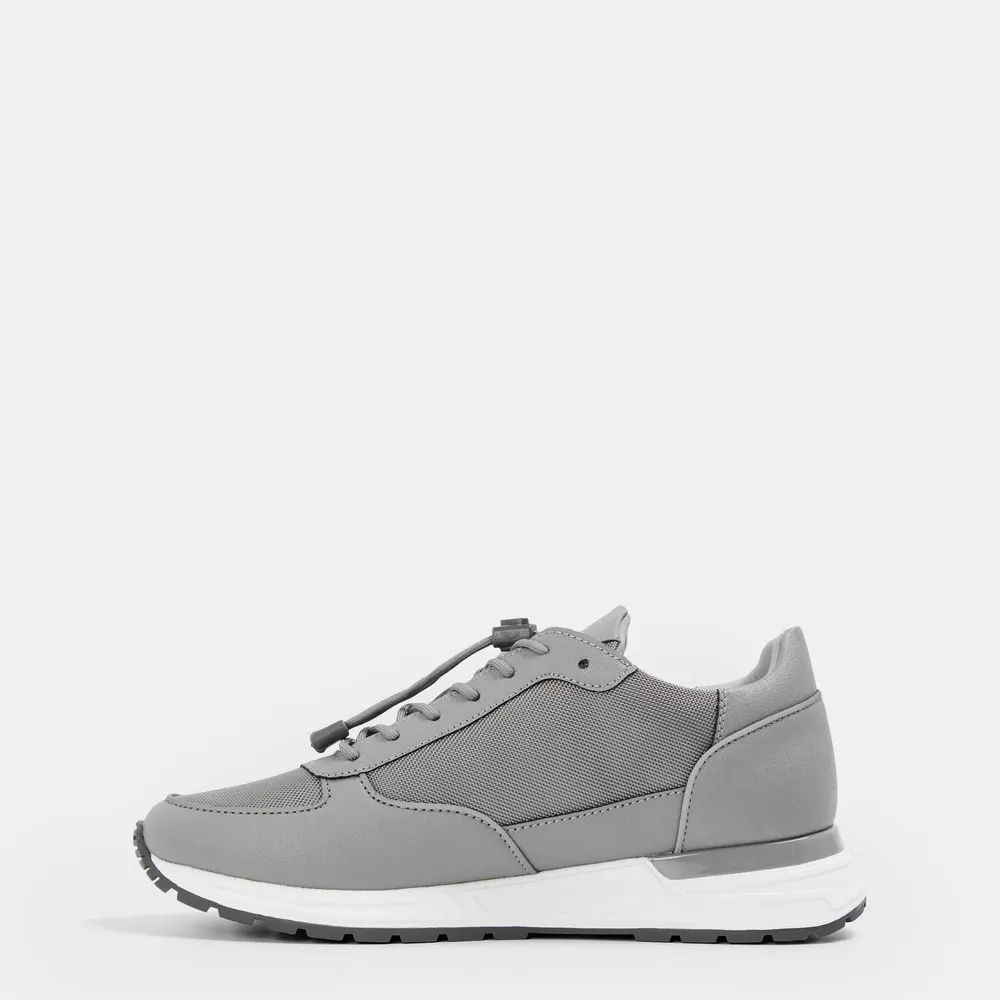 Mallet Men's Popham Lite Low-Top Trainers in Ballistic Grey, additional product view 2