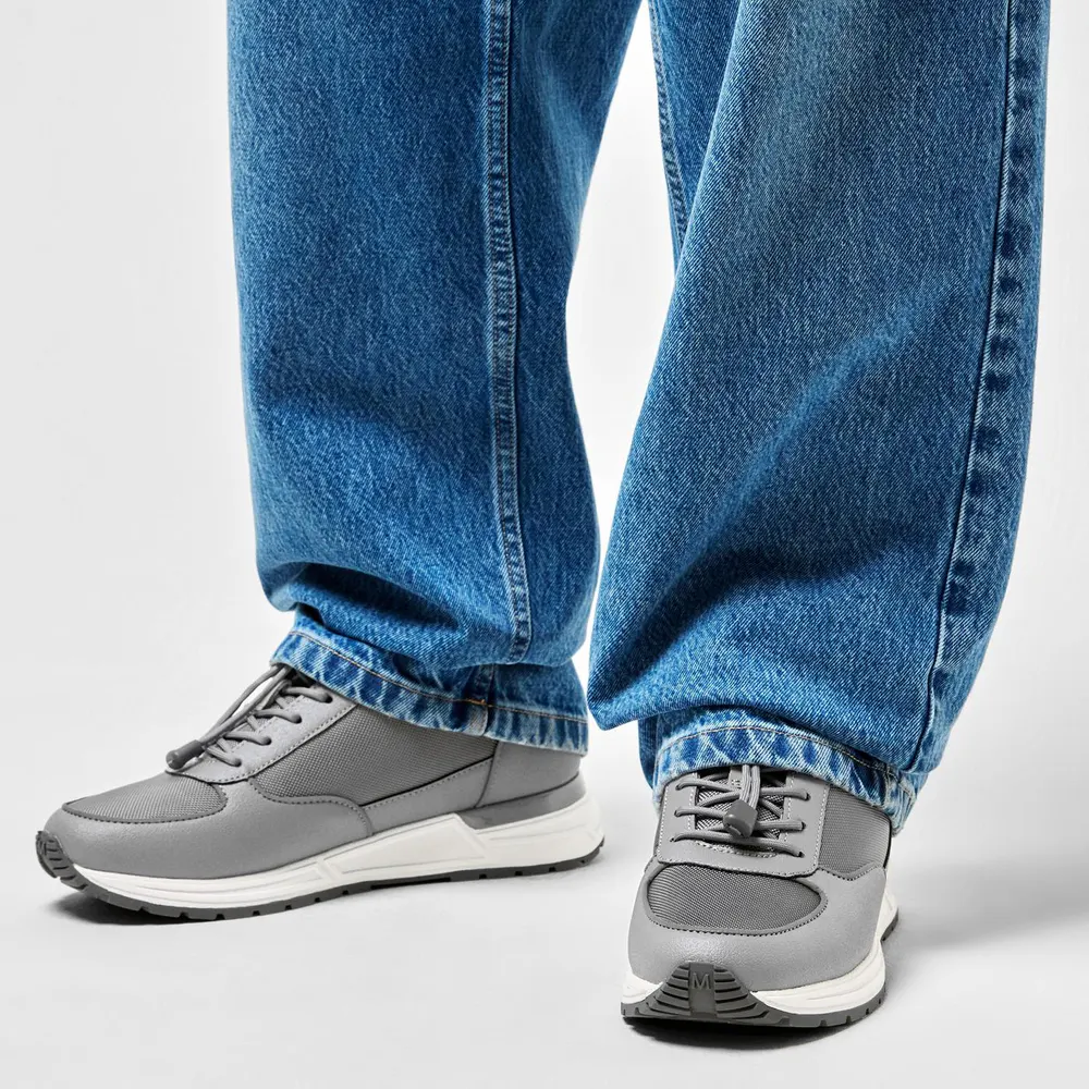Mallet Men's Popham Lite Low-Top Trainers in Ballistic Grey, additional product view 3