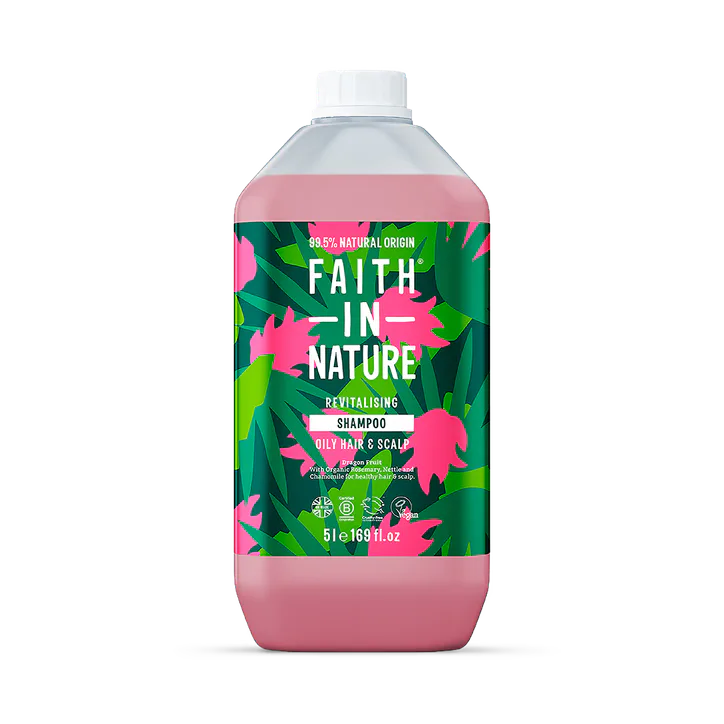 Faith in Nature Shampoo for Oily Hair Dragon Fruit 5L