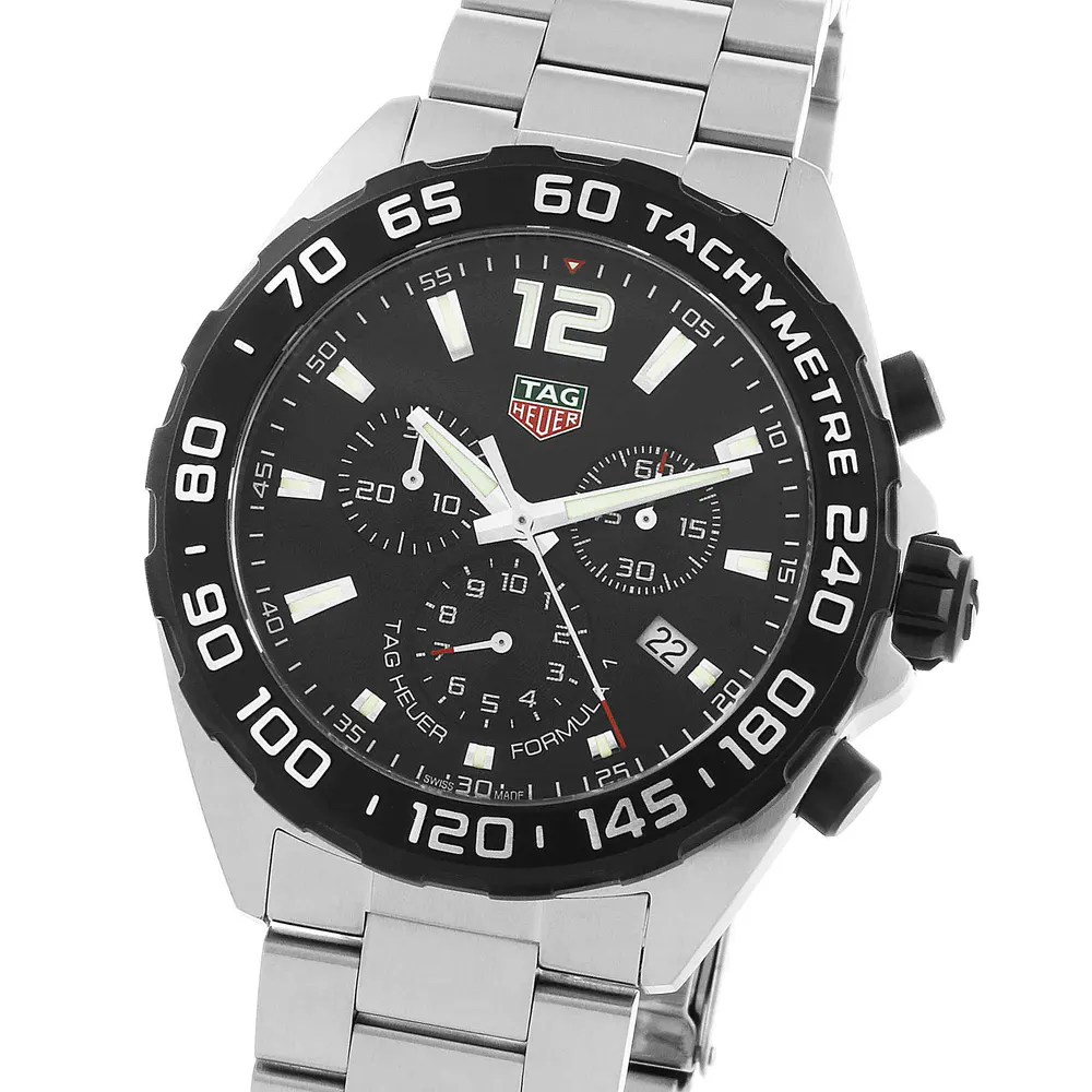 TAG Heuer Formula 1 Quartz Chronograph 200M 43mm Mens Watch Black detail 3