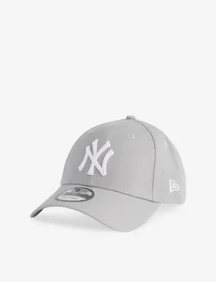 NEW ERA 9FORTY New York Yankees cotton-twill baseball cap - GREY WHITE