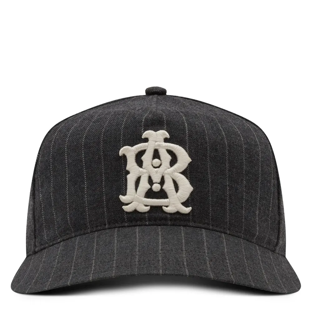 about:blank Men's Baseball Cap in Charcoal/White – Accessories