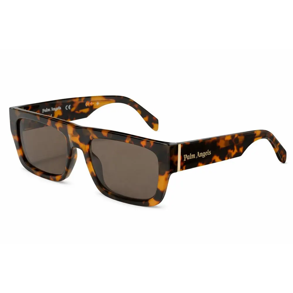 Palm Angels Men's Pixley Rectangle Sunglasses in Havana Brown – Accessories
