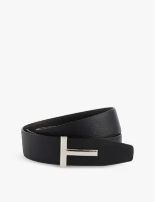 TOM FORD Reversible Leather Belt - 36 detail 2