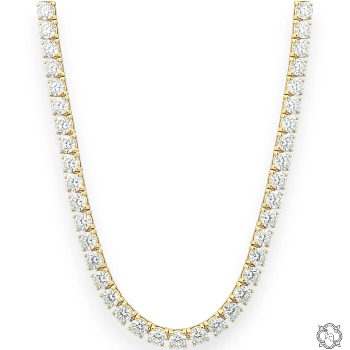 AHMED - MOON JEWELRY 20 Pointer Diamond Tennis Chain (Lab) 69109 in Rose – Chain