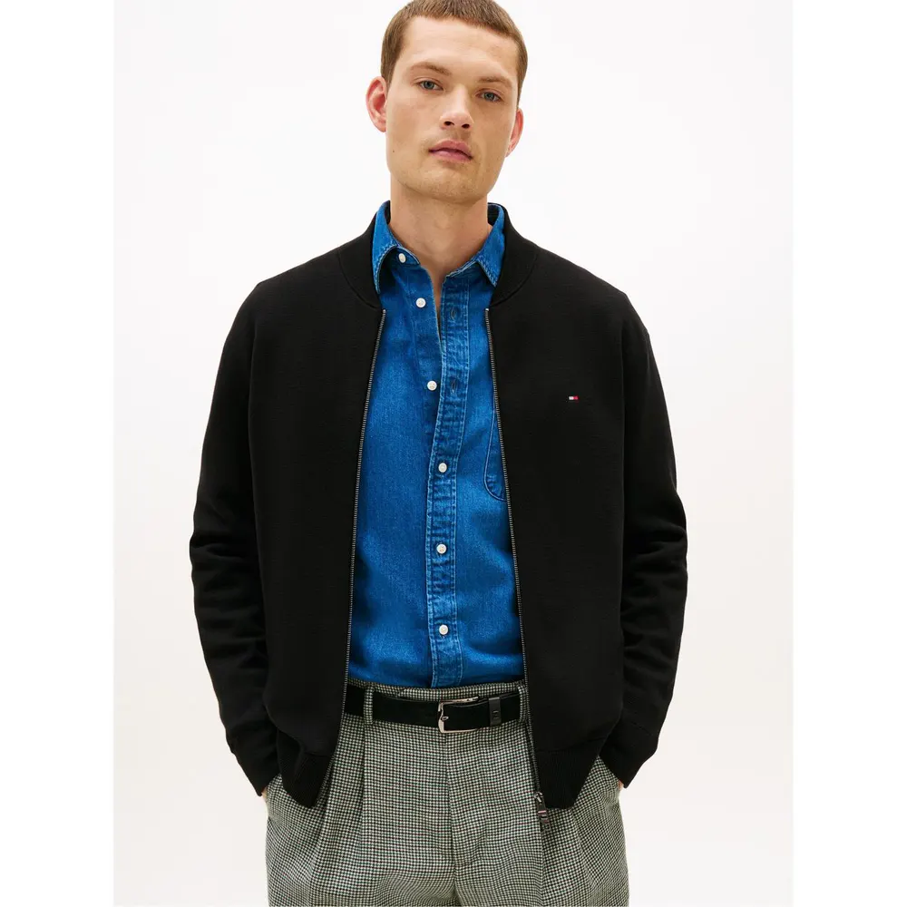 Tommy Hilfiger Men's Baseball Crew Neck Jumper detail 2