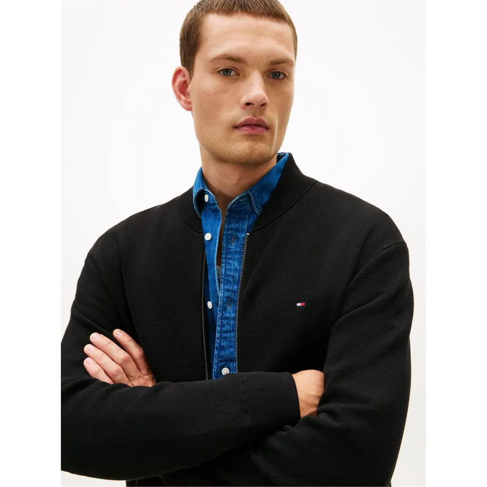 Tommy Hilfiger Men's Baseball Crew Neck Jumper detail 3