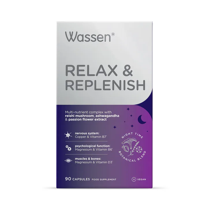 Wassen Relax & Replenish Night Time Multinutrient Capsules – Vitamins & Supplements > Condition > Sleep & Relaxation
