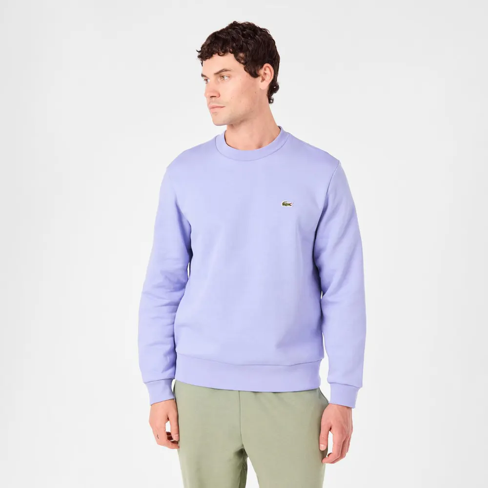 Lacoste Men's Basic Crew-Neck Sweatshirt detail 3