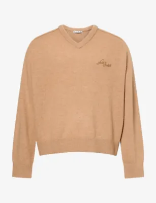 ACNE STUDIOS Kaymel V-Neck Knit Wool Jumper
