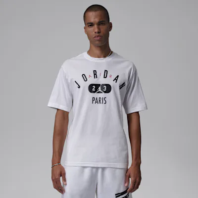 Jordan Men's Paris T-Shirt - White/Black in White/Black – Nike men's and unisex