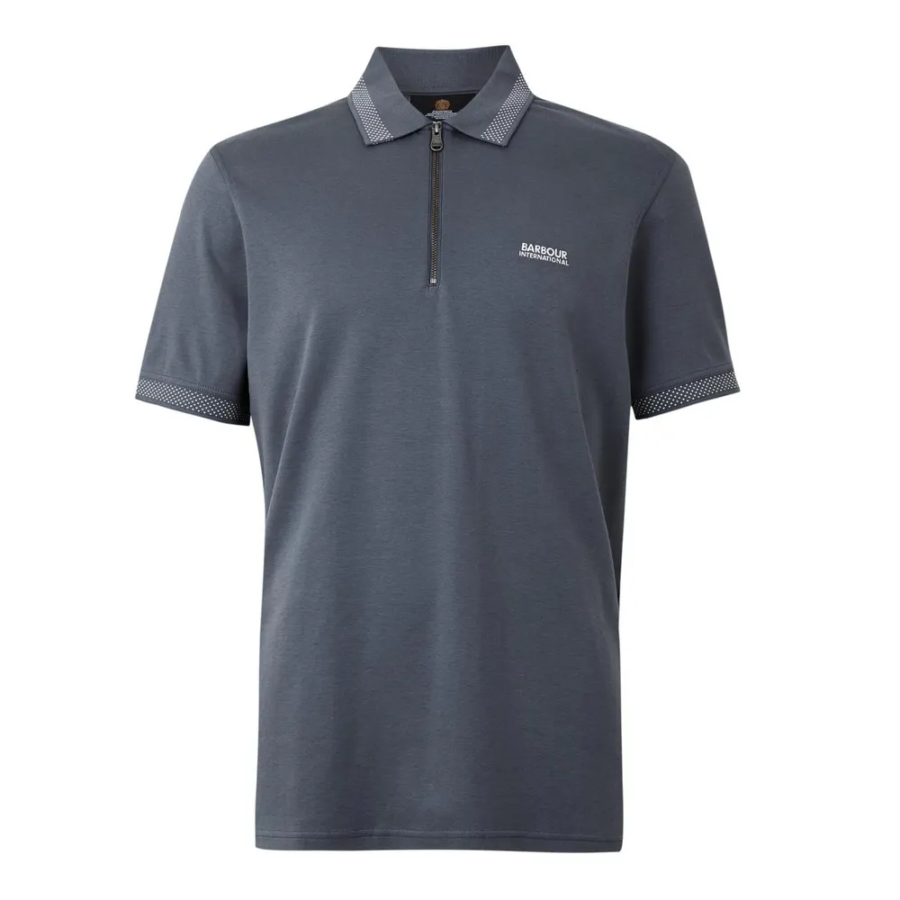 Barbour International Men's Owts Cotton Short-Sleeve Polo Shirt