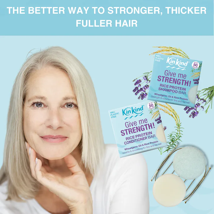 KinKind Give me STRENGTH! Rice Protein Shampoo Bar 50g detail 2