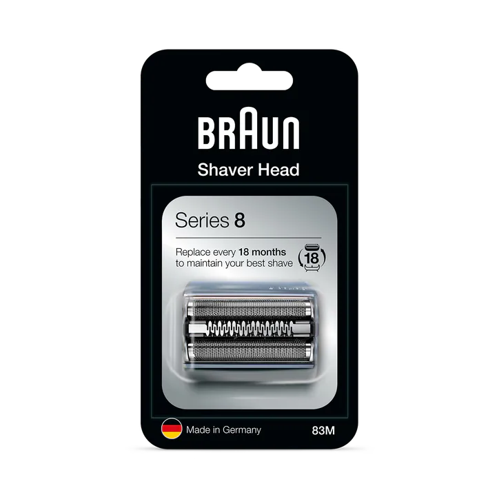 BRAUN Electric Shaver Head Replacement Part 83M, Silver detail 2