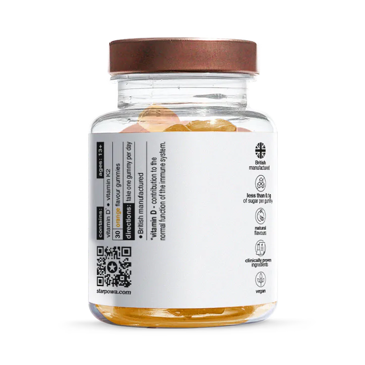 Starpowa Vit D + K2 25µg 30 Gummies detail 3