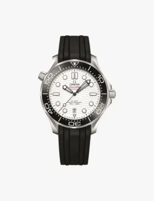 OMEGA 210.32.42.20.04.001 Seamaster Diver 300m steel and rubber self-winding watch