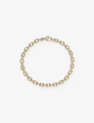 LA MAISON COUTURE Biiju Golden Frost 18ct Yellow Gold Vermeil Bracelet