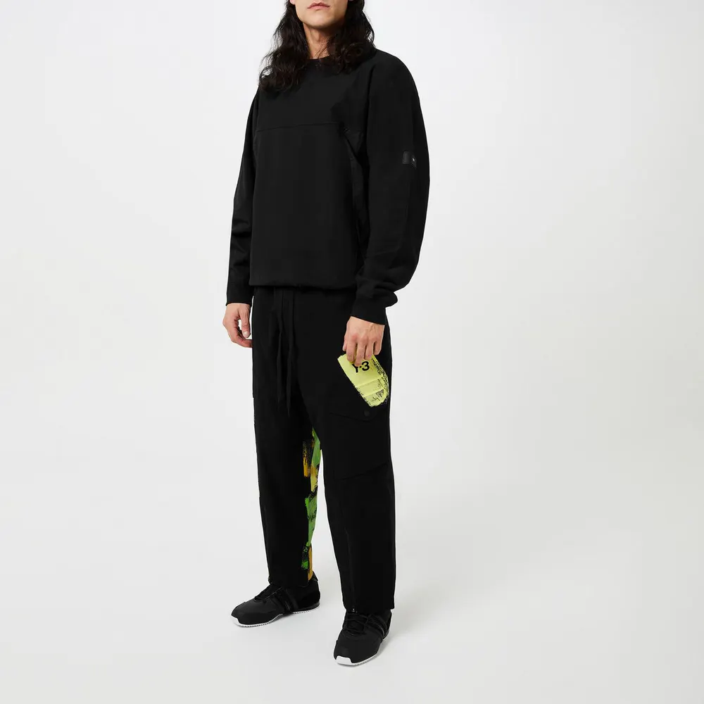 Y3 Sprint Runners in Black/White, additional product view 2