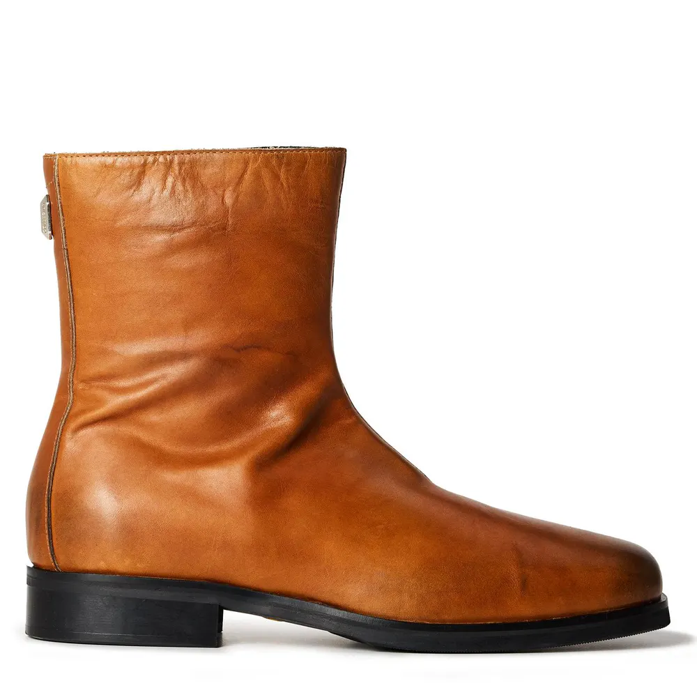 Collegium Collegi Stivale Chel Sn64 in Waxed Leather – Footwear