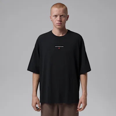 Jordan Flight Essentials Men's Oversized Patch T-Shirt - Black