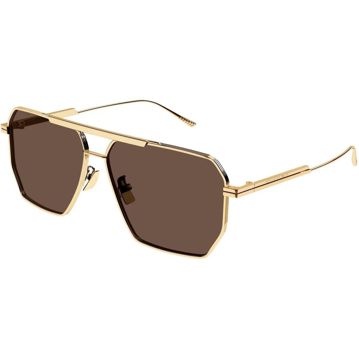 Bottega Veneta Bottega Veneta Mens BV1012S Aviator Sunglasses