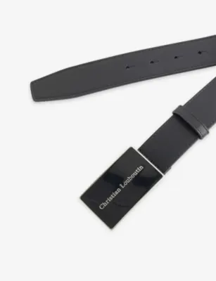 CHRISTIAN LOUBOUTIN Canopy Leather Belt - 34 detail 2