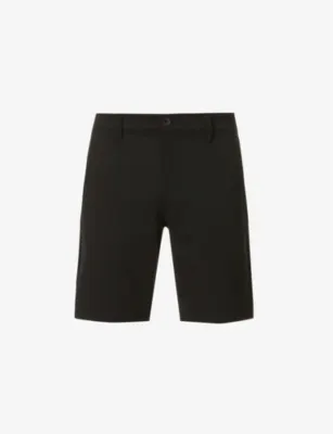 PAIGE Rickson Mid-Rise Stretch-Woven Shorts - DEEP ANCHOR