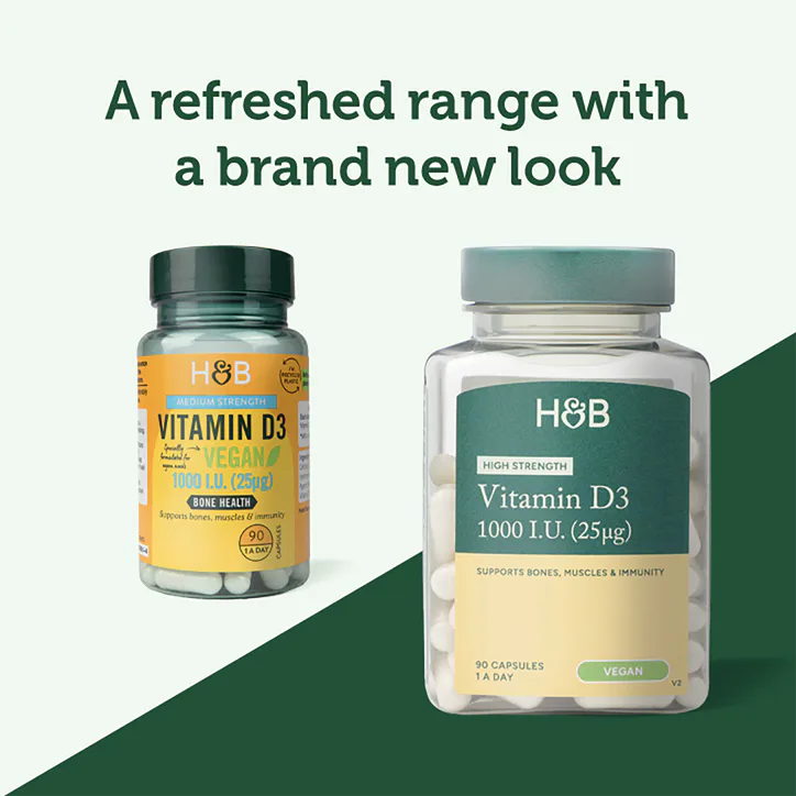 For Him Vegan Vitamin D 1000 I.U 25ug 90 Capsules detail 3