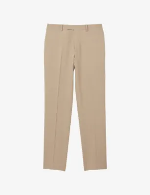 SANDRO Berkeley slim-fit tapered wool trousers