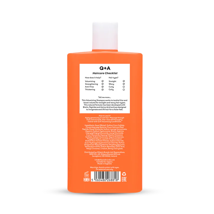 Q+A Volumising Shampoo 250ml detail 2
