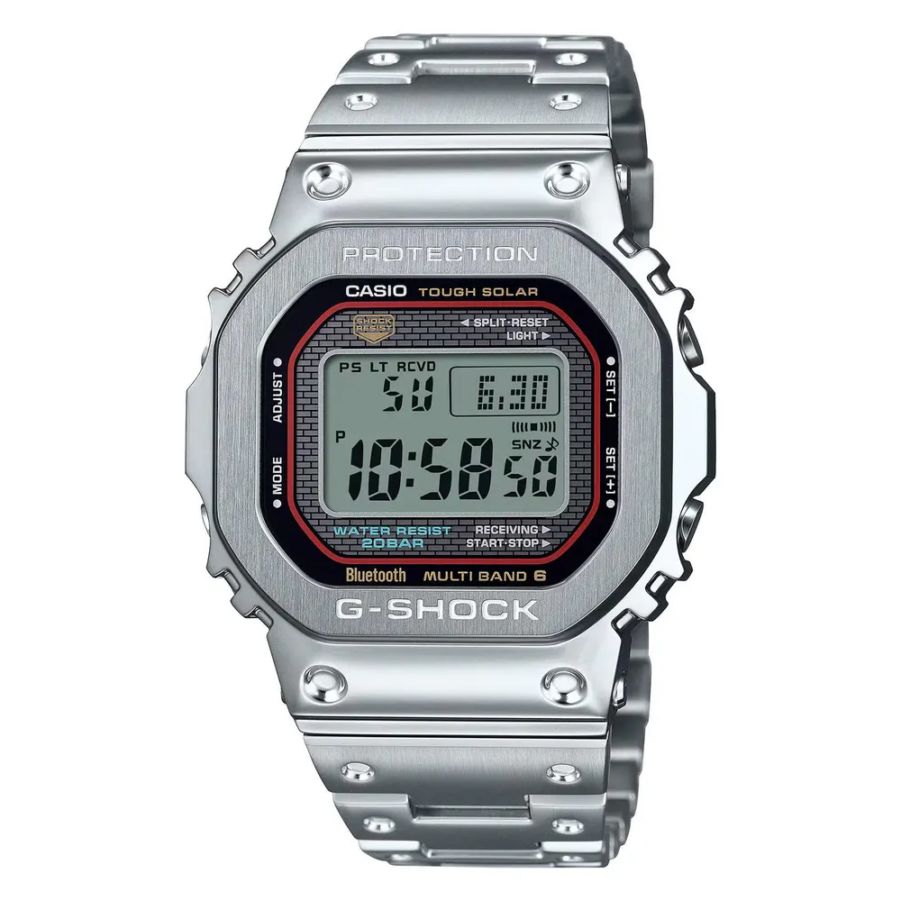 G Shock Men's GMW-B5000 Digital Solar Stainless Steel Watch