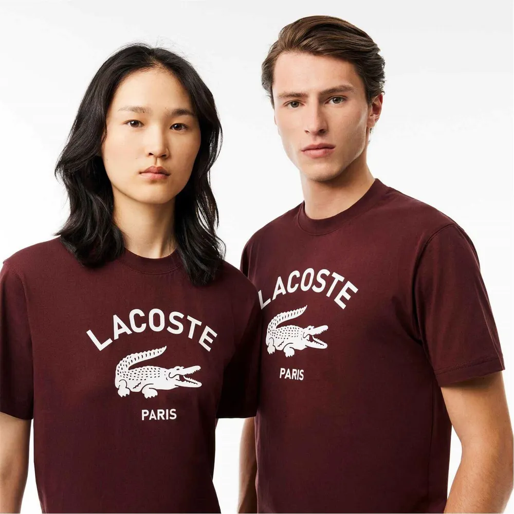 Lacoste Men's Large Logo Short Sleeve T-Shirt detail 2