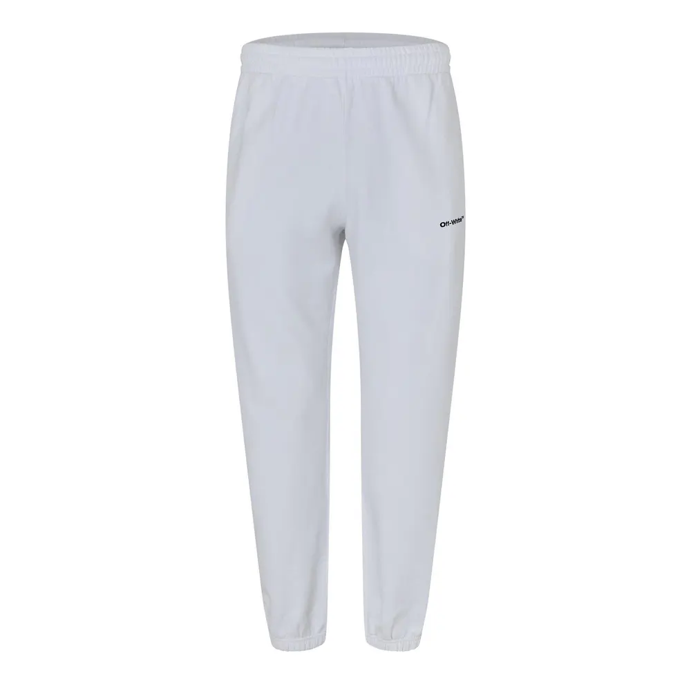 Off White Men's Wave Swap Logo Print Slim Fit Joggers