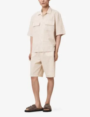 ALLSAINTS Rockland Check-Print Cotton Shirt detail 2