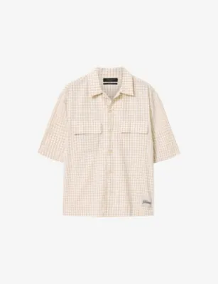 ALLSAINTS Rockland Check-Print Cotton Shirt