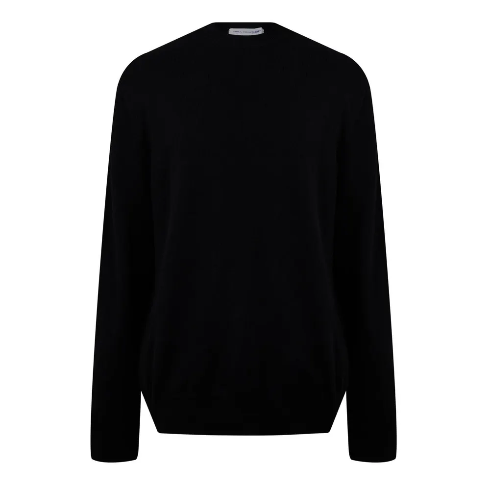 Comme des Garcons Shirt Wool Jumper in Black – Clothing