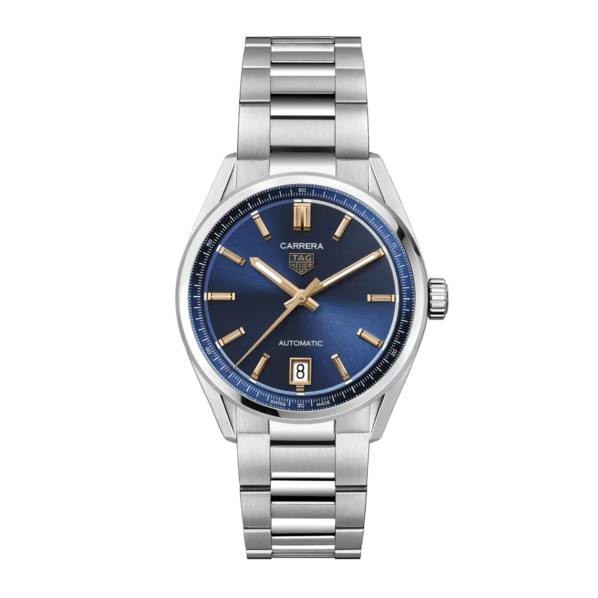 TAG Heuer Carrera Date 36mm Unisex Watch Deep Blue