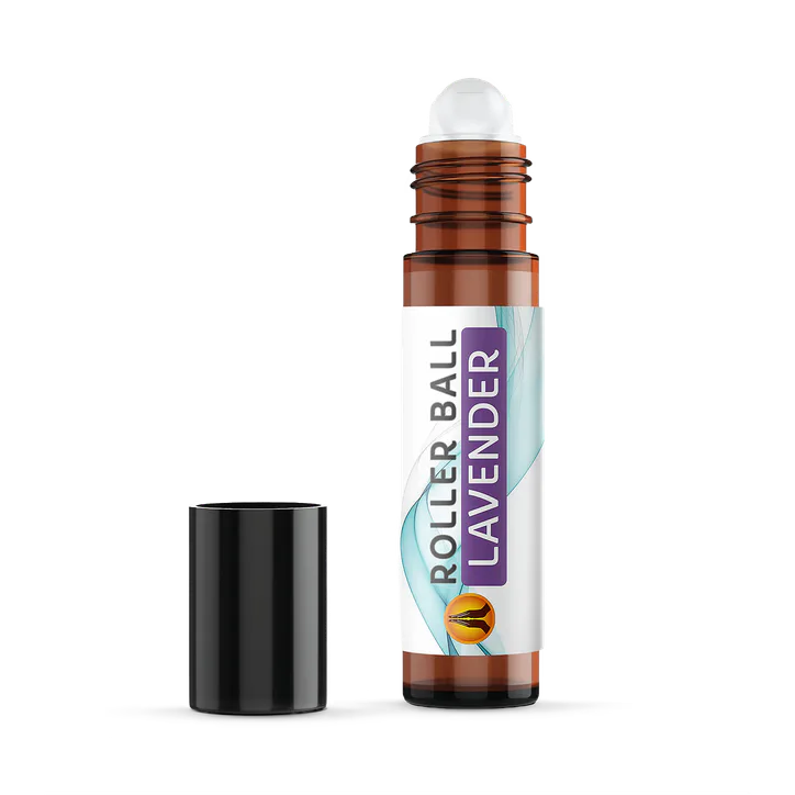 Aroma Energy Lavender - Roller Ball Pulse Point - Aromatherapy Roll On Essential Oil - 10ml