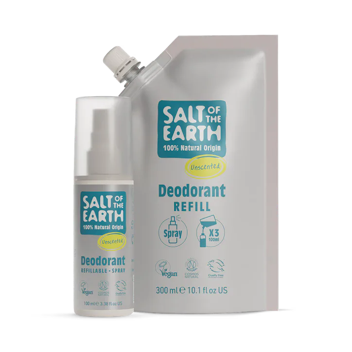 Salt of the Earth Unscented Spray Refill Pouch