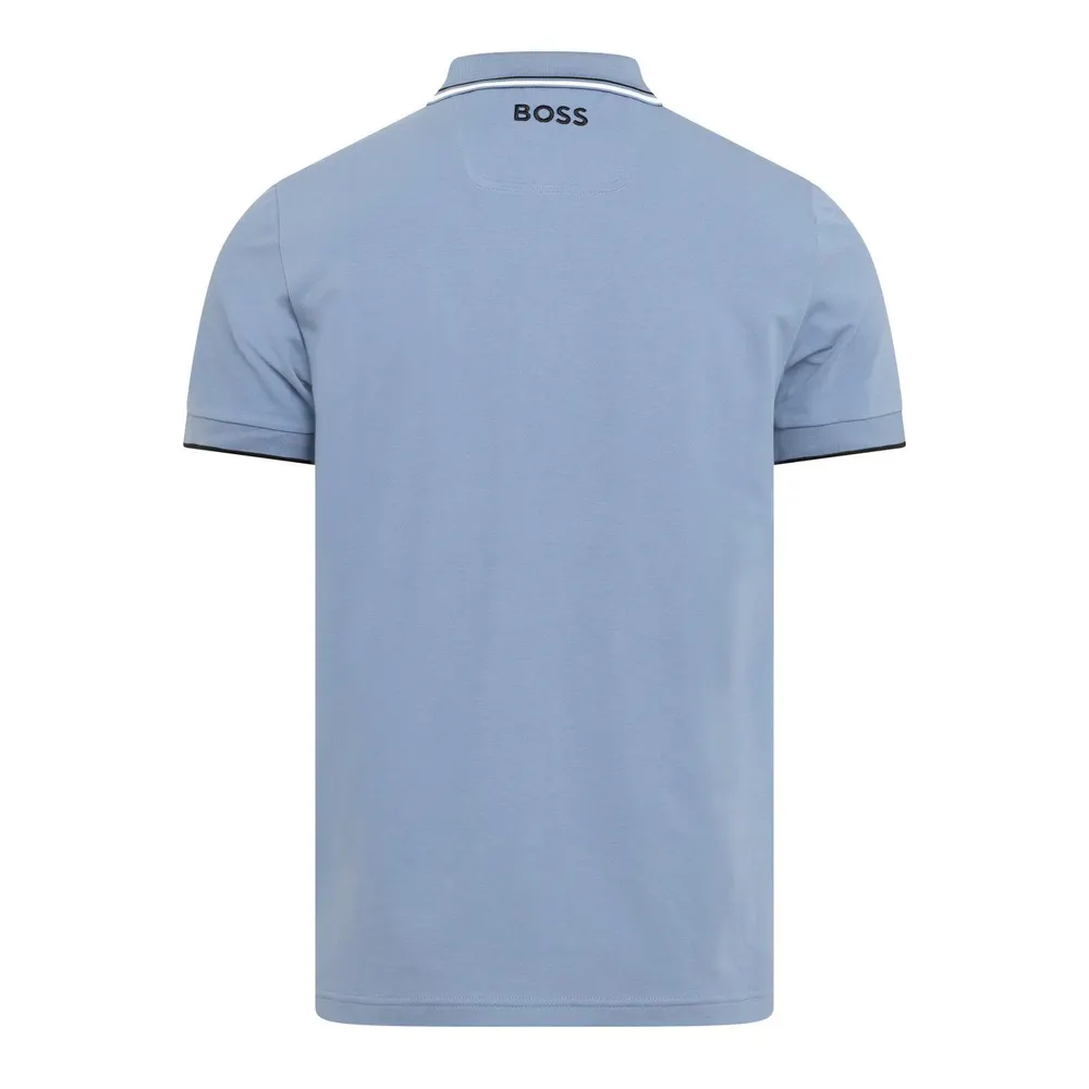 Hugo Men's Paddy PRO Cotton Pique Short-Sleeve Performance Polo detail 2