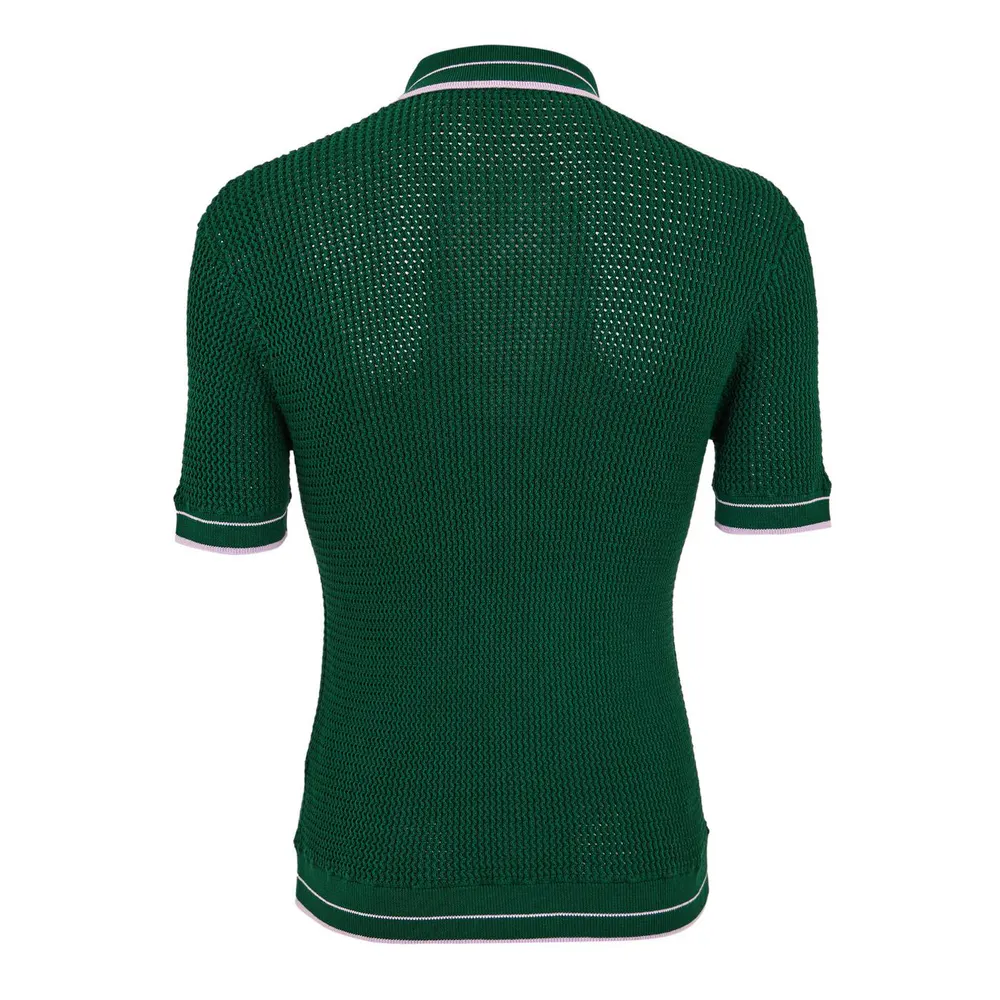 Casablanca Men's Short Sleeve Polo Shirt detail 2
