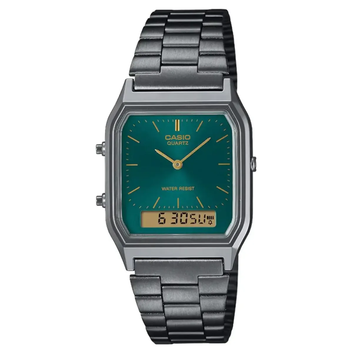Casio Vintage Dual Display 30mm Unisex Watch Green
