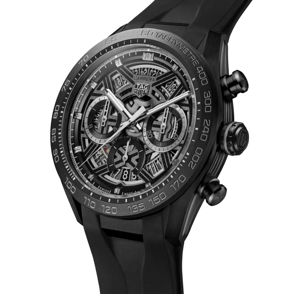 TAG Heuer Carrera Chronograph Extreme Sport 44mm Mens Watch Black detail 2