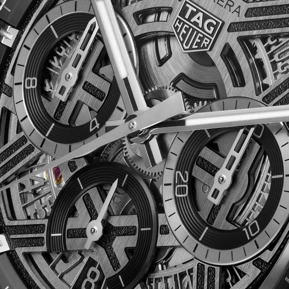 TAG Heuer Carrera Chronograph Extreme Sport 44mm Mens Watch Black detail 3